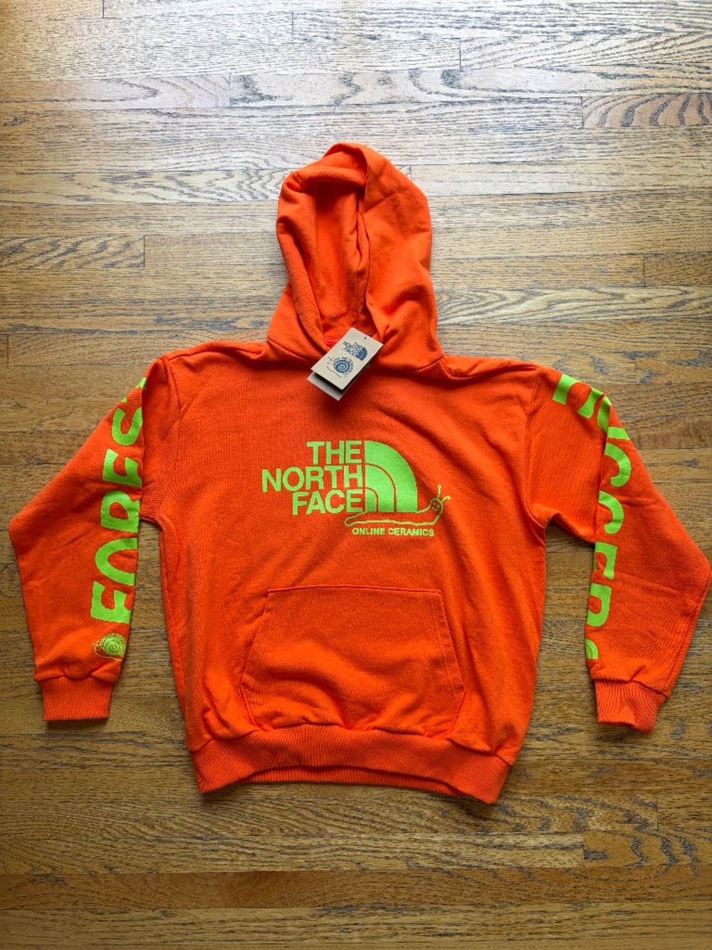 The North Face x Online Ceramics Collaboration Forrest Hugger Logo - NWT